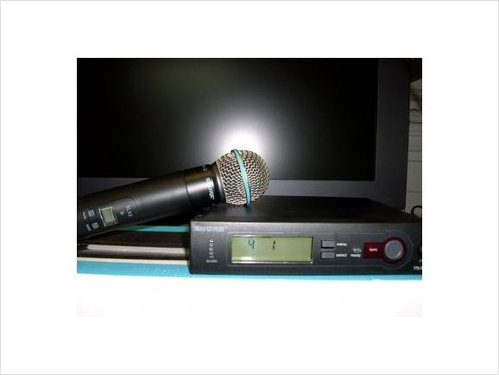 Продам: микрофон SHURE SLX24/BETA58 проф.