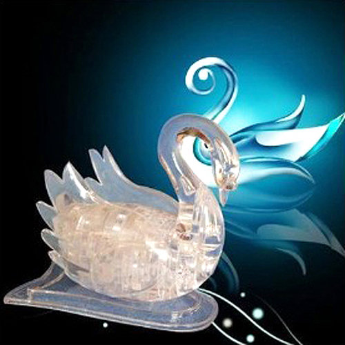 Продам: Трехмерный хрустальный пазл 3D Лебедь с