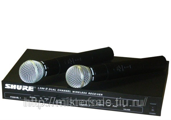 Продам: микрофон SHURE LX88-II радиосистема 2МИК
