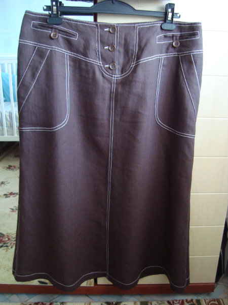 Продам: Женская стильная юбка,лён-52-54размер