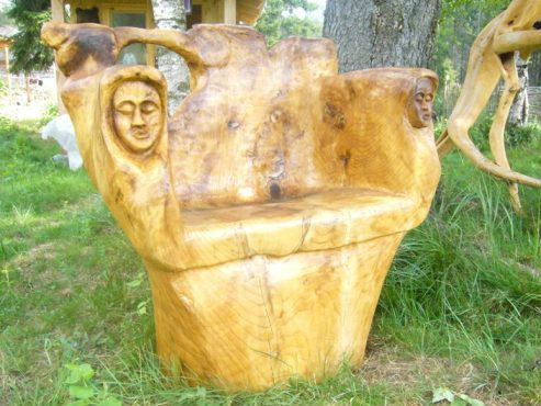 Продам: Кресло из массива дерева Наяда