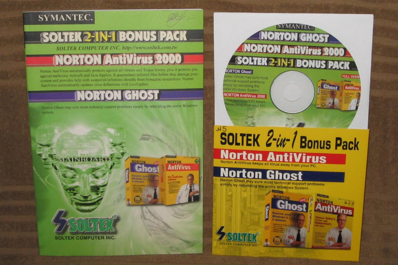 Продам: CD-диск Norton AntiVirus2000+Ghost