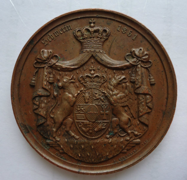 Продам: Медаль, 1861г., Шверин-Мекленбург