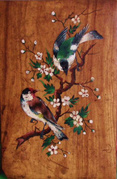 Продам: 19в панно деревянное с птичками