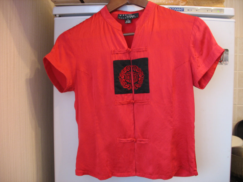 Продам: рубашка шелковая в китайском нац. стиле
