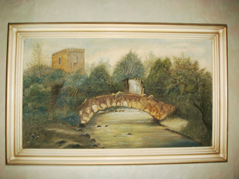 Продам: Картина(пейзаж с мостом)