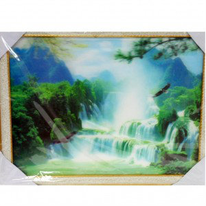 Продам: Объёмная 3D картина Орлы над водопадом