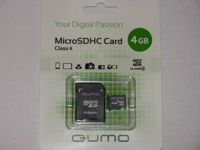 Продам: Карта памяти micro SD 4gb 4 class qumo