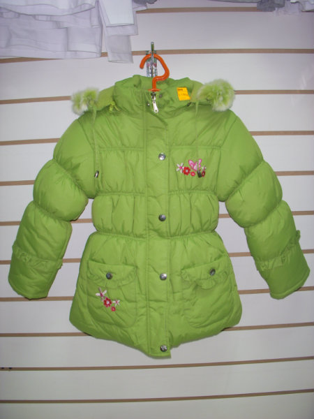 Продам: куртка девочка зеленая зима
