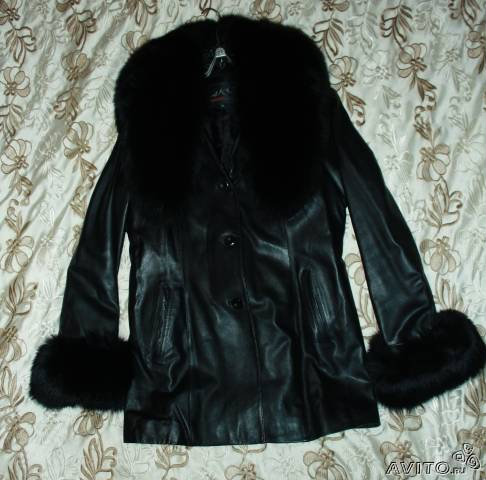 Продам: куртка с мехами  френч кожаный