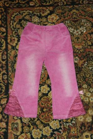 Продам: Вельветовые штаны на девочку