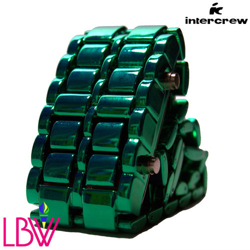 Продам: Диодные часы Iron Samurai,зеленый корпус