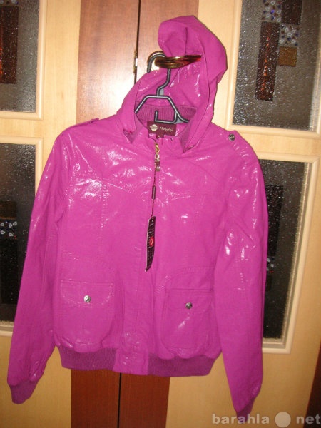 Продам: куртка кожзам розовая