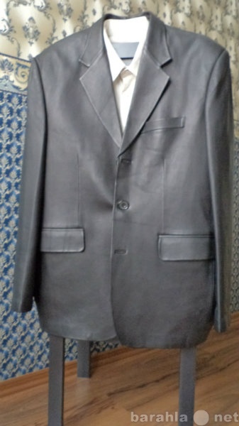 Продам: Кожаный пиджак, размер 52-54, рост 184-2