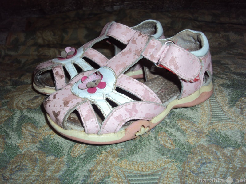 Продам: сандали Капитошка розовые с серыми бабоч