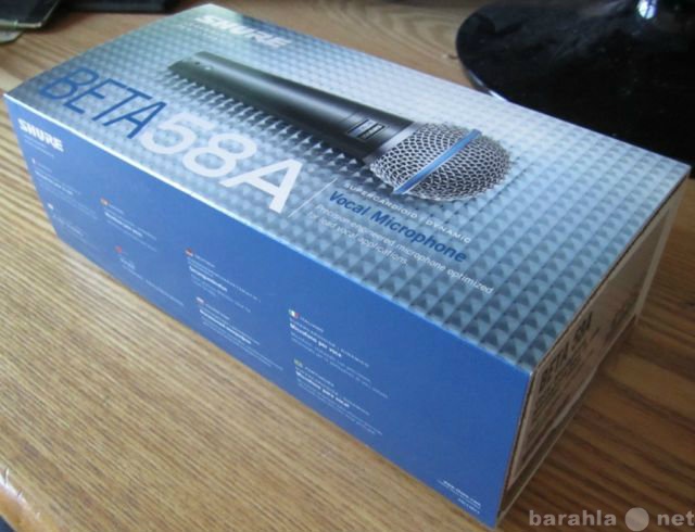 Продам: МИКРОФОН SHURE BETA58A вокальный НОВЫЙ