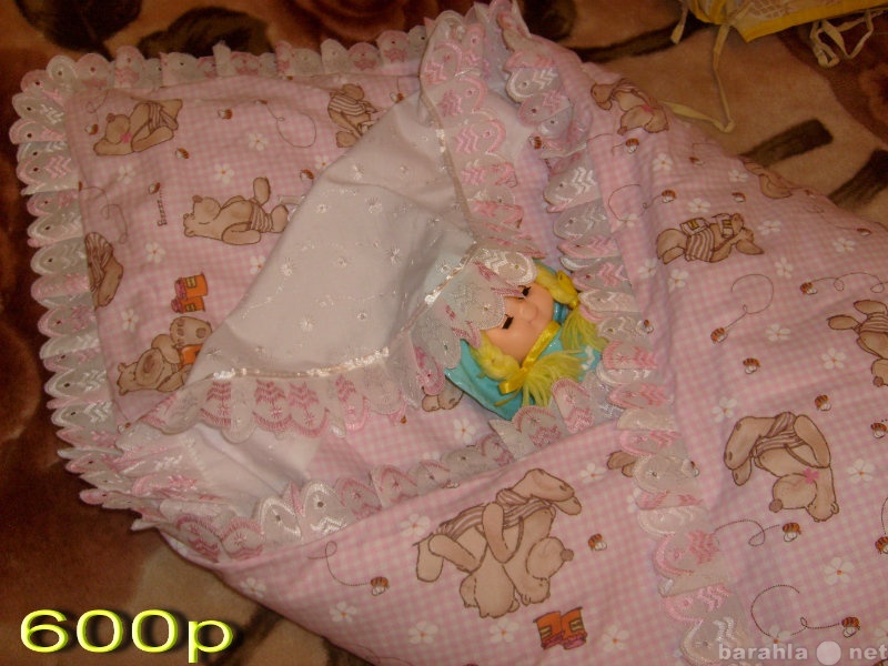Продам: Конверт-одеяло на выписку ребенка.