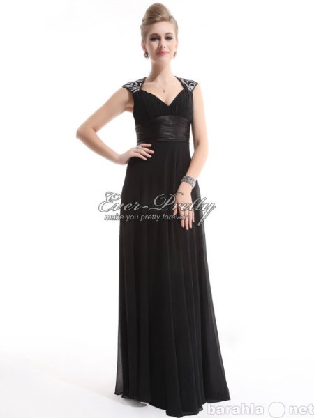 Продам: Черное вечернее платье с блестками