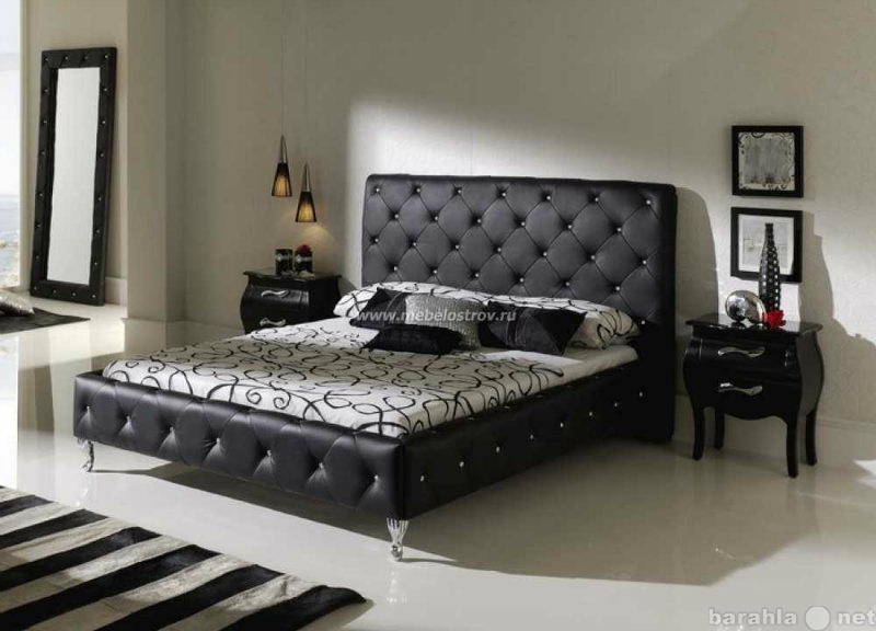 Продам: Двуспальная кровать Nelly 621 черная