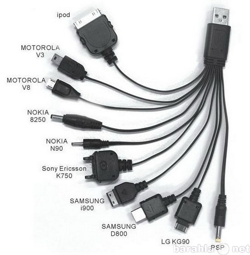 Продам: Универсальный зарядный кабель USB.