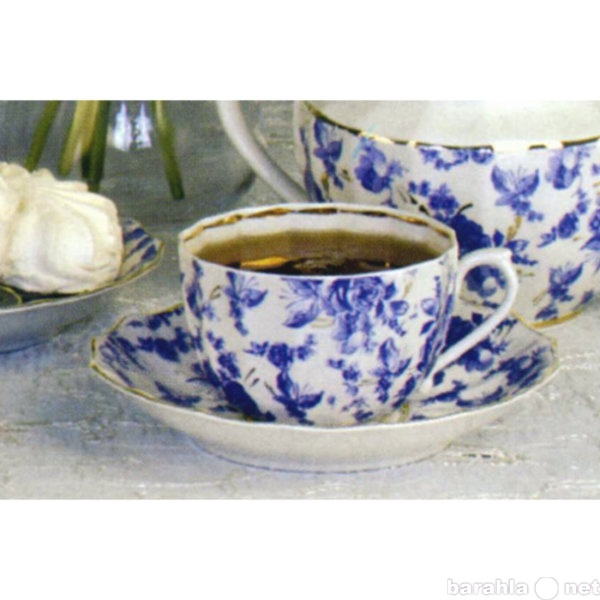 Продам: Чайная пара "Голубые цветы"