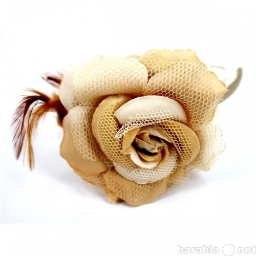 Продам: Ободок роза с перышком