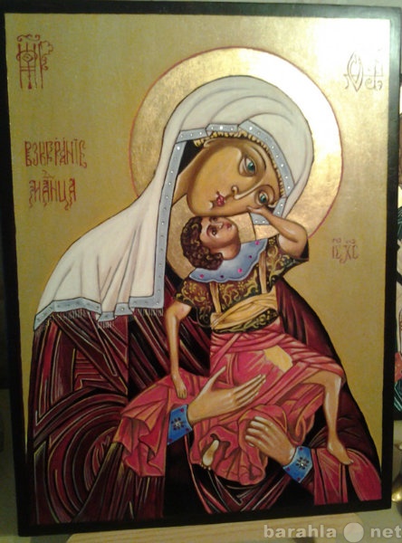Продам: Икона Божией Матери «Взыграние младенца»