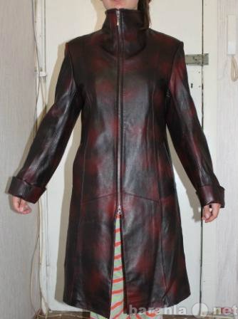 Продам: кожаное пальто