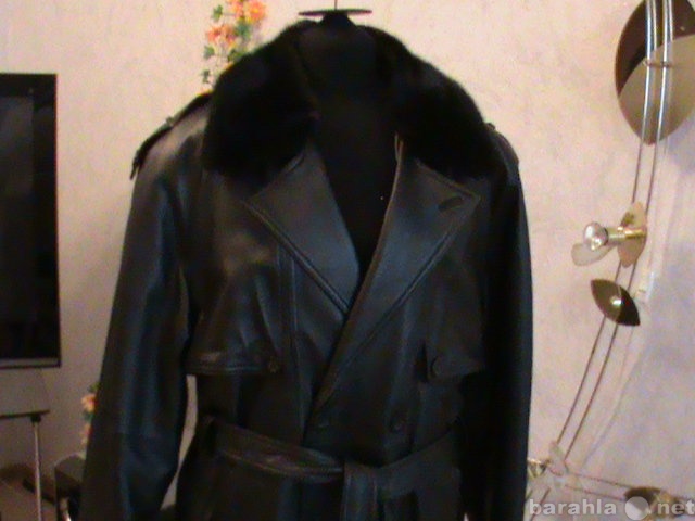 Продам: Пальто из натуральной кожи (цвет чёрный)