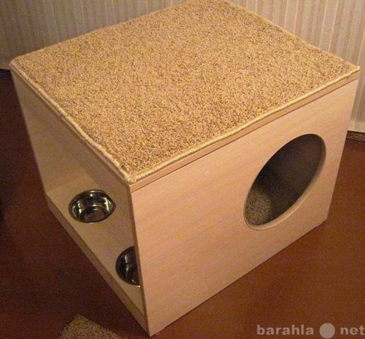 Продам: Деревянный домик для кошки