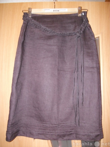 Продам: Льняная коричневая юбка