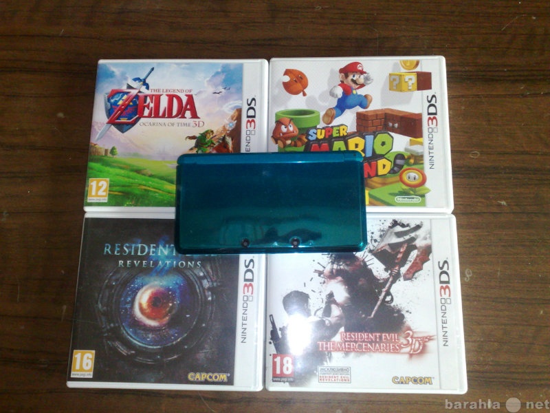 Продам: nintendo 3ds + 4 игры