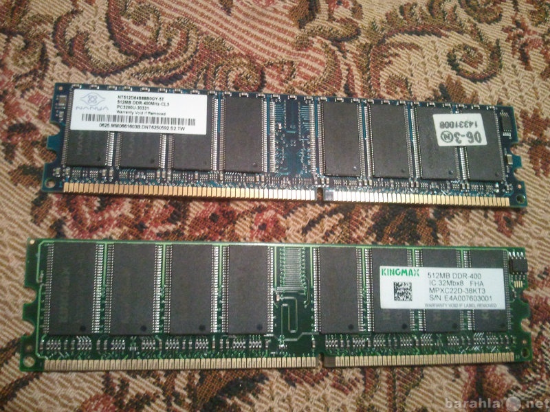 Продам: Оперативная память  DDR1-PC3200 (400 MHz