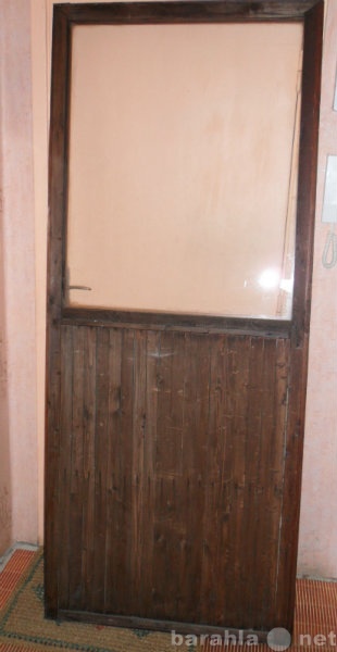 Продам: Деревянная дверь со стеклом