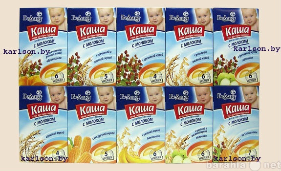 Продам: Молочные каши Беллакт Белоруссия