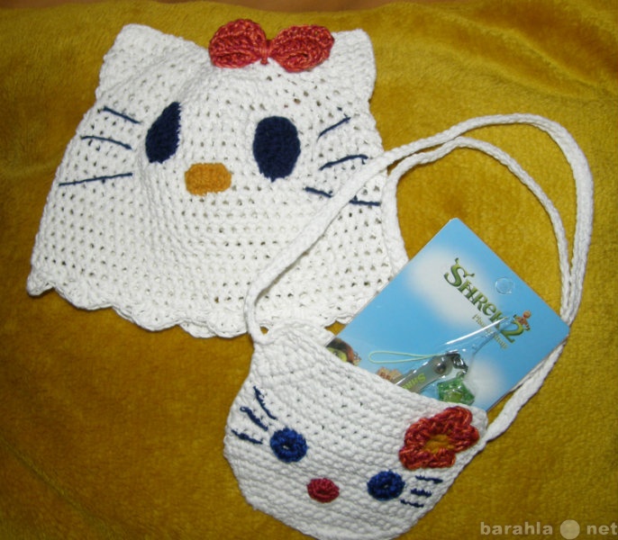 Продам: комплект Hello Kitty - сумочка и шапочка