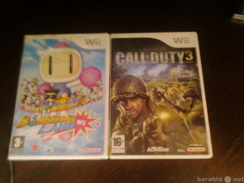 Продам: Игры на Wii 2 штуки call of dutu 3...