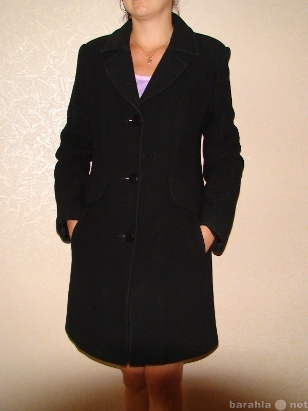 Продам: черное классическое пальто(френч)