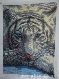 Продам: уникальную картину тигра ручной вышивки
