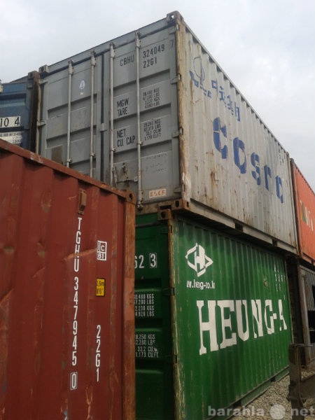 Продам: строительный контейнер морской фут тонн
