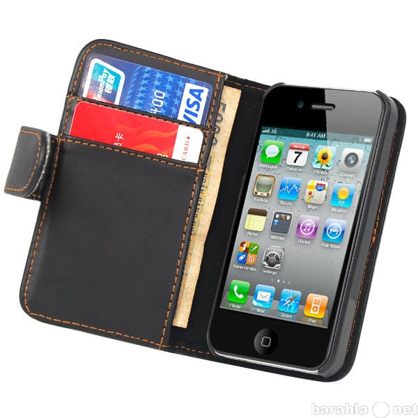 Продам: Кожаный чехол-бумажник для Iphone 4/4S