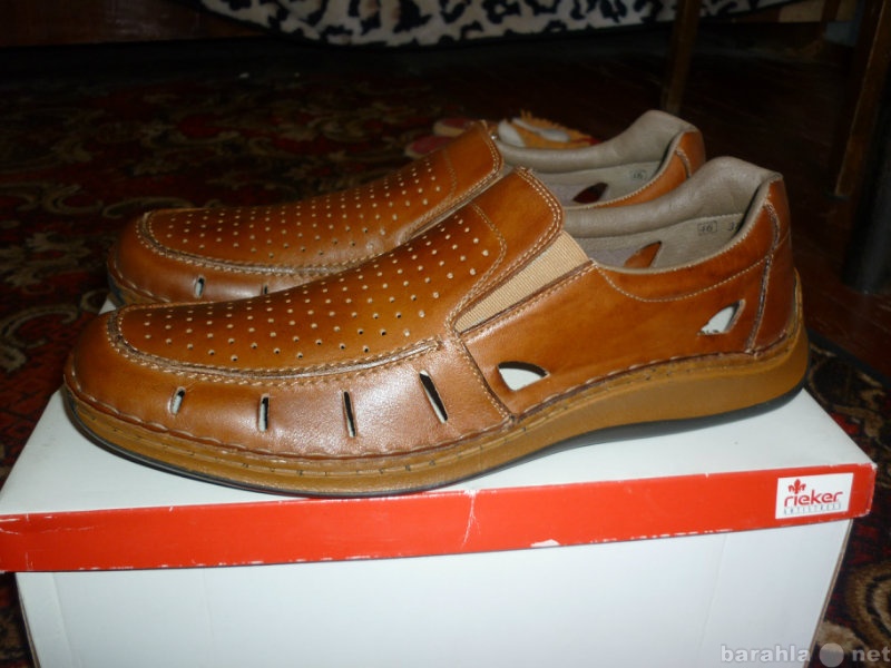 Продам: Кожаные летние ботинки