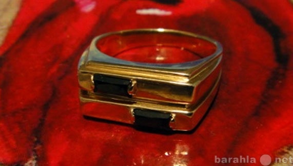 Продам: Cтильный мужской перстень желтого золота
