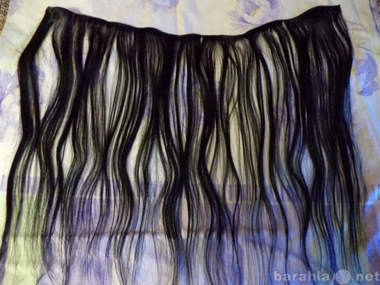 Продам: натуральные черные волосы на трессе
