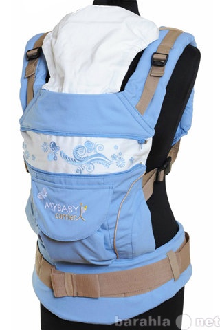 Продам: Слинг-рюкзак для переноски детей, голубо