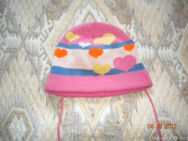 Продам: шапка одинарная вязаная для девочки