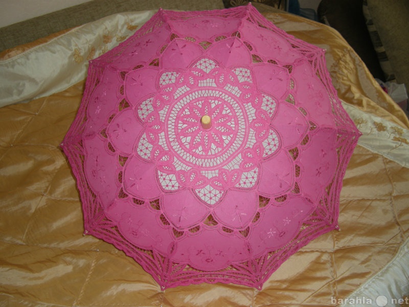 Продам: свадебный зонтик (розовый)