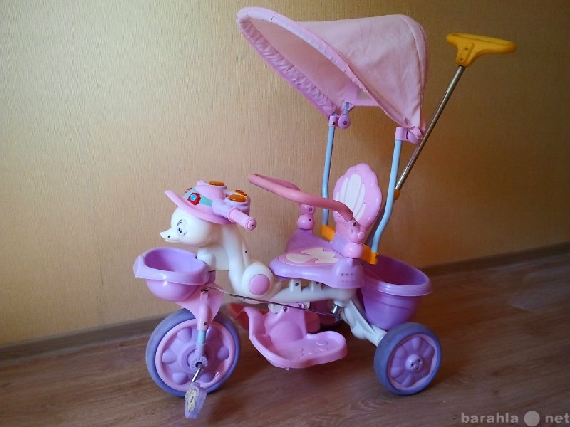 Продам: Велосипед д/девочки розовый музыкальный