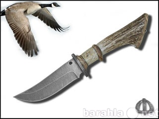 Продам: Охотничий нож (дамасская сталь!)