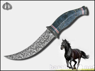 Продам: Коллекционный нож (дамасская сталь+нике)